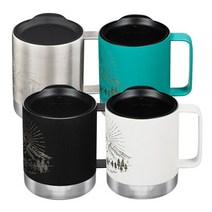 클린켄틴 인슐레이티드 보온보냉 캠프 머그컵, 마운틴화이트, 355ml