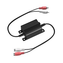 ZGUKJ RCA Ground Loop Isolator Amplifier Noise Filter for Car Audio/Home Stereo System Portable an
