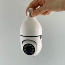 전구형 무선 CCTV 스마트폰 간편 설치 360도 회전 매장 사무실 창고 실외 카메라, 전구형 CCTV+16GB