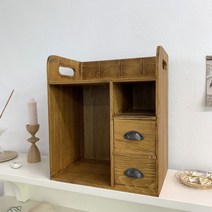 데스크 원목 정리함 약통 상자 나무 구급함 우드 수납장 보관 케이스