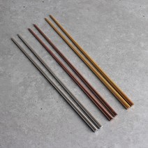 스텐 진공 3색 티타늄 가공 젓가락 (3종택1), 단품, 단품