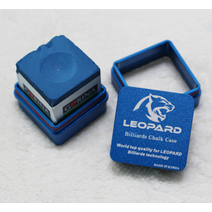 레오파드 초크케이스 블루 당구초크 한밭큐 김치빌리어드