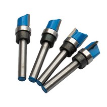 루터날 트리머날 루터비트 홈파기날 목공용루터 1/4in 6mm 생크 라우터 비트 밀링 커터 세트 카바이드 우, 한개옵션0