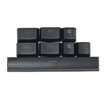 키보드키캡 Corsair-6U 스페이스 포인트 키보드 키캡 PBT OEM 프로필, 한개옵션2, Black, 한개옵션1