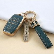 기아 차키 키커버 키링 키홀더 스마트키 TPU 키케이스, KI-03 블루