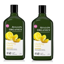Avalon Organics Clarifying Lemon Shampoo 아발론 클래이파잉 레몬 샴푸 325ml 2개, 1개