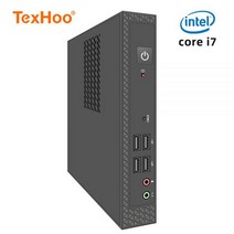 스틱PC 초 미니 PC MINIPC 안드로이드 피시 TexHoo-미니 컴퓨터 인텔 코어 i7 i5 프로세서 윈도우즈 10 프로 리눅스 씬 클라이언트 클라우드 터미널 산업, 4G RAM 256G SSD, Intel Core i5-2520M