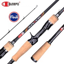 돌돔낚시대 budefo hearken 1.68m 1.8m 2.1m 2.4m 2.7m 3.0m 스피닝 캐스팅 트래블로드 후지 가이드 루어 3-50glmlmmh 카본 루어 55, 회전 2.58m15-40g, 10 casting 2.58m15-40g
