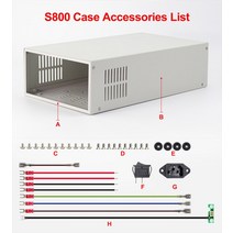 RD6018 18a 정전압 및 정전류 직류 전원 공급 모듈 키패드 PC 소프트웨어 제어 전압계, 03 S800 Case
