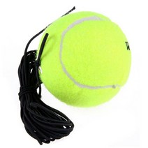 테니스 볼머신 연습기 리턴볼 실내 인용 훈련 탄성 로프 볼 리바운드 트레이너 휴대용 볼, 초록