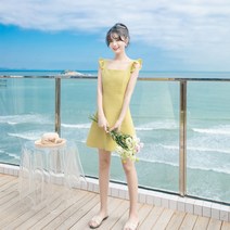 민소매나시원피스 여름옷 소프트스타일 끈나시 뷔스티에원피스 여성 프렌치 핑크 러블리 스윗 작은 키 2473676692