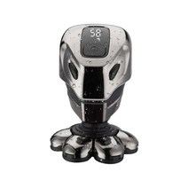 스마트 이발기 USB 바리깡 면도기 수염관리 그루밍, 크리스탈 실버6 표준+예비헤드