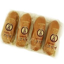 국내산 우리밀로 만든 토종식품 통밀크림빵 200g(4개입)