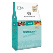 네츄럴코어 에코1 유기농 양고기 애견사료 중간입자, 2kg
