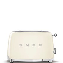 SMEG TSF01CREU 2슬롯 컴팩트 토스터기 크림, 크림 TSF01CREU(예매)
