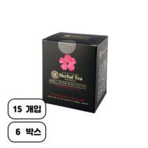 탐앤탐스 삼각 티백 허브티 (히비스커스), 1g, 90개입
