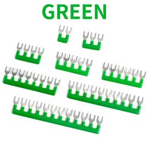 TB tb 연결 스트립 결합 단락 조각 15A 25A 45A 터미널 U 형 구리 차단기 버스 바 연결 1 개, 03 Green _ 04 TB1504