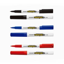 (모나미) 유성 네임펜 F 1자루, 1개, 빨강