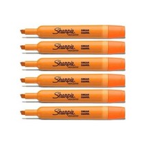 샤피 탱크 형광펜, 6개입, 오렌지