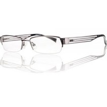 Smith Optics 헤드liner 남성용 디자이너 하프 림 유연한 경첩 반무테 세련된 안경안경 다크 루테늄 52-17-135