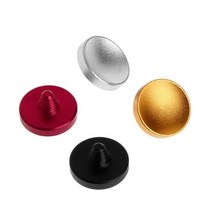 후지 X100 M3 용 라이카 거리 측정기 카메라 4PCS mm 직경 오목한 금속 소프트 셔터 릴리스 버튼, 01 Black