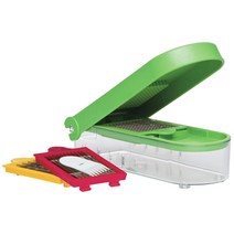 프렙워크 프로그레시브 다이스 앤 슬라이스 초퍼 멀티채칼 세트, Green, Red, Yellow, 1개