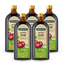 프리미엄로사 유기농 레드비트 원액 100% 500ml, 5병