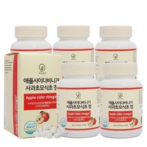 휴나인 100%애플사이다비니거 사과초모식초 60정, 5개(14%추가할인)