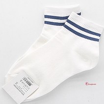 MMS_여자중학생양말 매일고등학생 흰색단목두줄 여성5켤레 목양말 여학생 삭스 면양말 세트 봄양말 발목편한 여중생_mms
