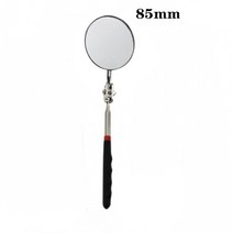 천장점검구 플라스틱 알미늄 스텐 조정 가능한 50mm Telescoping 검사 라운드 미러 확장 자동차, 3.85MM 75CM