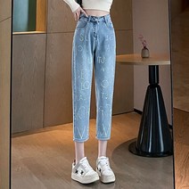 스판 배기바지 봄계절 팬츠 여성의류 빅사이즈 핫픽스 와이드 루즈핏 뚱뚱함 이쁜이 MM 캐쥬얼 9부 4991023181