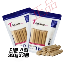 테라츄 티뮨스틱 (스틱형300g 조각형(별형)300g) / 티뮨소프트(스트립) 어린강아지 노령견용 140g, 티뮨 스틱형 300g X 2봉