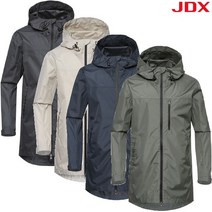 제이디엑스 공용 골프 우비 레인코트 소매 로고 포인트 사파리 점퍼 1WJT9101BE, 카키