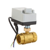 전동 구동기 보일러 밸브 수동 자동 난방 가스 기름, 3선식2선식220V  DN15 스위치4kg이내