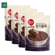 햇반소프트밀 동지팥죽 420g, 4개