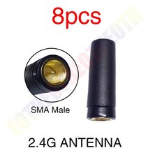 네트워크 통신장비 광케이블 2.4ghz 안테나 와이파이 2dbi sma 수 커넥터 2.4g 안테나 미니 사이즈 안테나 지향성 안테나 와이파이 2.4ghz 안테나 라우터, 회색