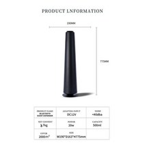 디퓨저 방향제 향수 에센셜 오일 향기 블루투스 호텔 가정 차량 슈퍼마켓 스파 콜레시온 가습기 기계, 02검은색, 03영국