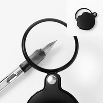 포켓 접이식 돋보기 지름 6cm 곤충체험 돋보기가격 대형돋보기 나비표본 관찰경 작업용돋보기 독서돋보기 미니장