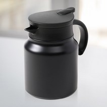 티웨어 이중진공 보온주전자(900ml) (블랙) 차포트, 단품, 단품