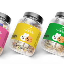 오밀조밀 강아지 동결건조 화식 습식 사료 3종 수제 야채 퓨레 프로바이오틱스, 470g, 닭가슴살