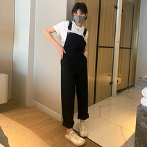 린넨 정려원 오연수 점프수트 청멜빵바지 김남주 전소민 이효리 엄정화 오버핏 피크닉 손예진