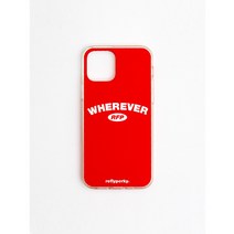 웨어에버 아치로고 젤하드 폰케이스 (RED), 아이폰 12 Pro Max