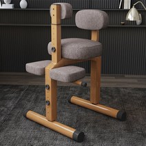 가슴받이 의자 회사 가정용 숙제 학생 서울대 우드 공부, 다크 그레이