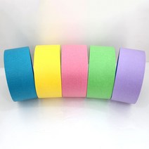 파스텔톤 컬러마스킹테이프 24mm x40M 종이테이프 유로피안마스킹, 파스텔 핑크