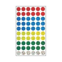 세모네모 홀로그램 지름12mm 4매X20개입 302 5 스티커.세모네모