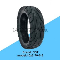 CST 10 인치 튜브리스 타이어 10x2.70-6.5 전기 스쿠터 스피드 웨이 5 DT 3 스페어 휠 부품용 진공, 한개옵션0