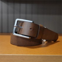 [리바이스] 남성 클래식 스퀘어 로고 브라운 벨트 D6758-0001