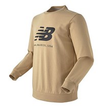 뉴발란스 NBNCB21053-BE 남녀공용 긴팔티 맨투맨 빅로고 STANDARD FIT