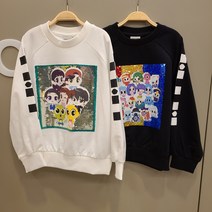 오후 부평점 와우~우리아이 사랑템!!핫한 어벤져스 마블 반전스팽글 맨투맨