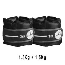 스타 스포츠 중량밴드 납주머니 모래주머니 모음, 중량밴드 3kg(1.5kg+1.5kg)